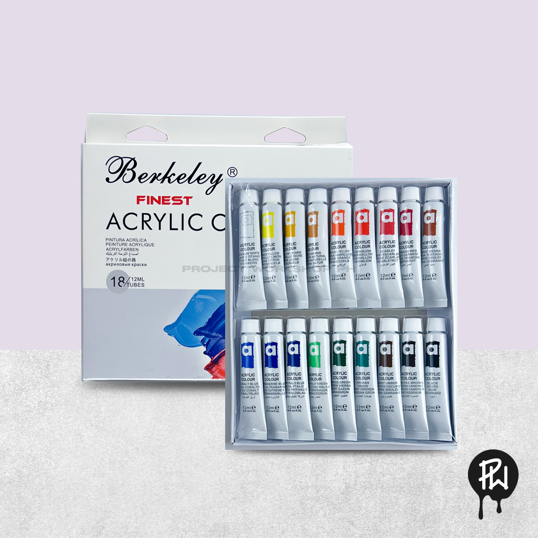 Berkeley Acrylic Colour Set 18 – Project Workshop PH