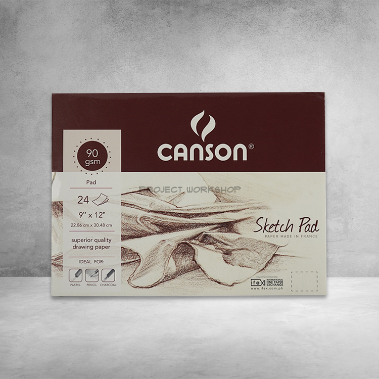 Canson Sketchpad 90gsm/9x12/24sh