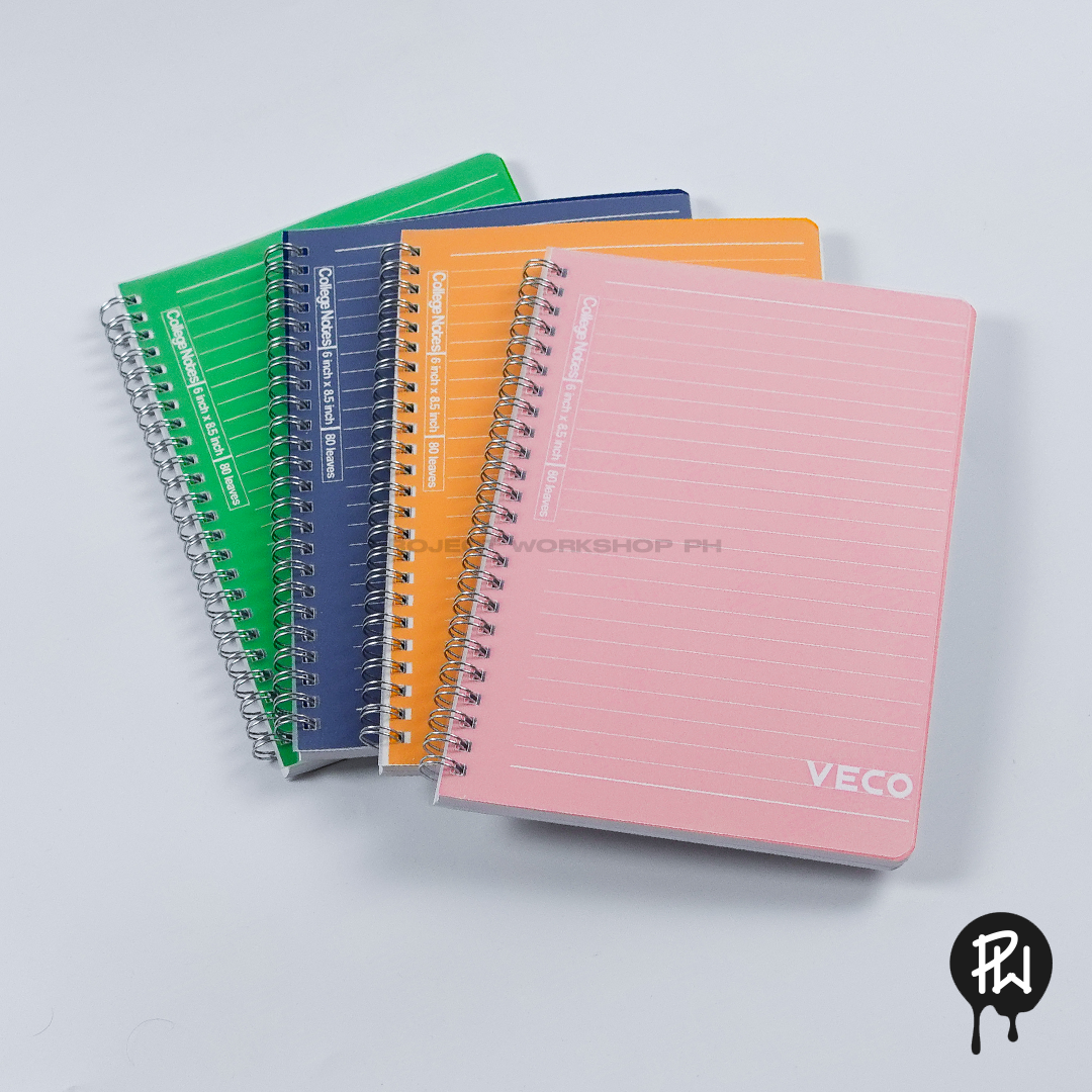 Veco College Notes Notebook, 6x8.5in – Project Workshop PH