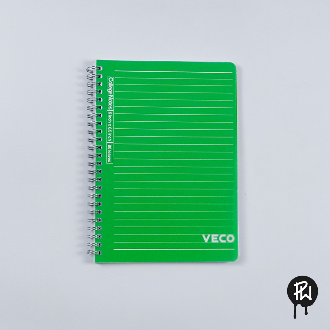 Veco College Notes Notebook, 6x8.5in – Project Workshop PH