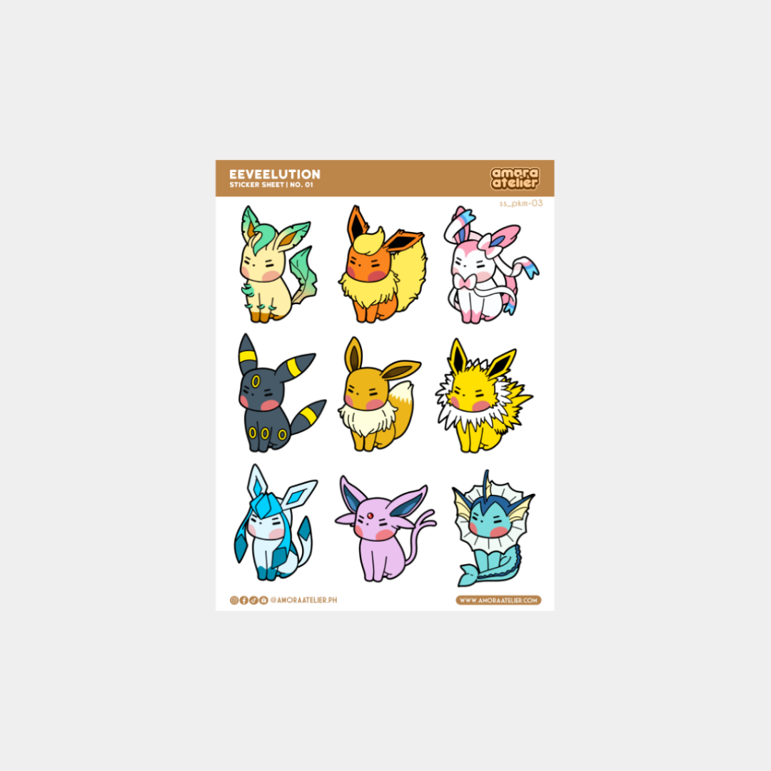 Amora Atelier Sticker Sheets