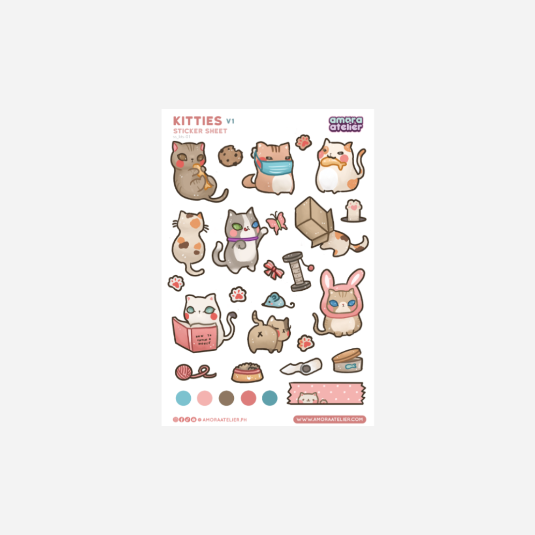 Amora Atelier Sticker Sheets