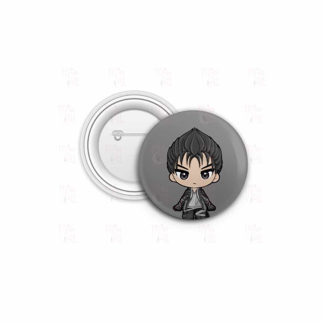 MissCatt Tekken Button Pins