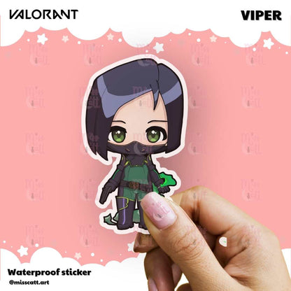 MissCatt Valorant Chibi Sticker