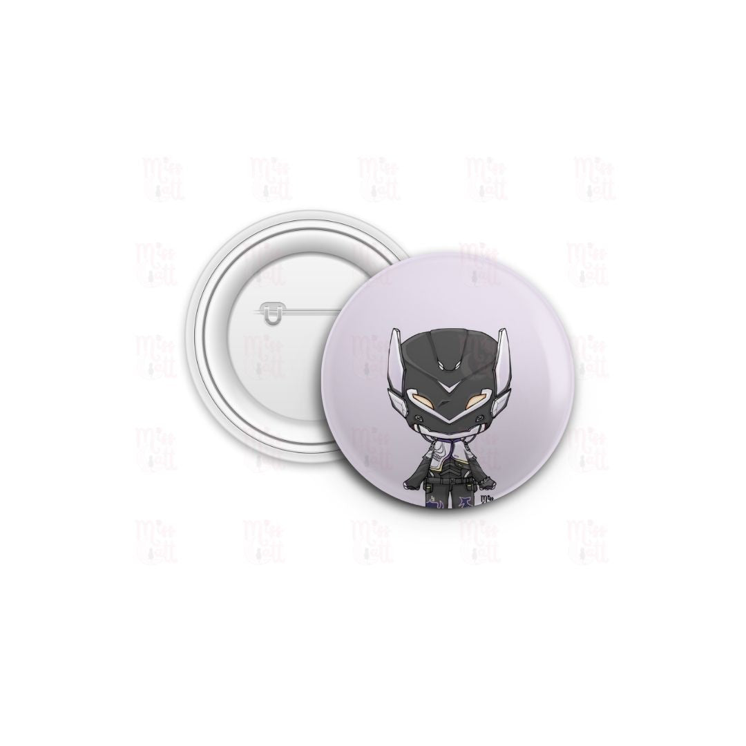 MissCatt Valorant Button Pins