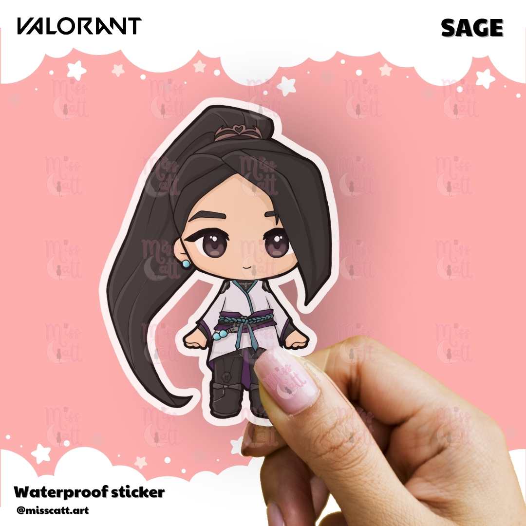 MissCatt Valorant Chibi Sticker