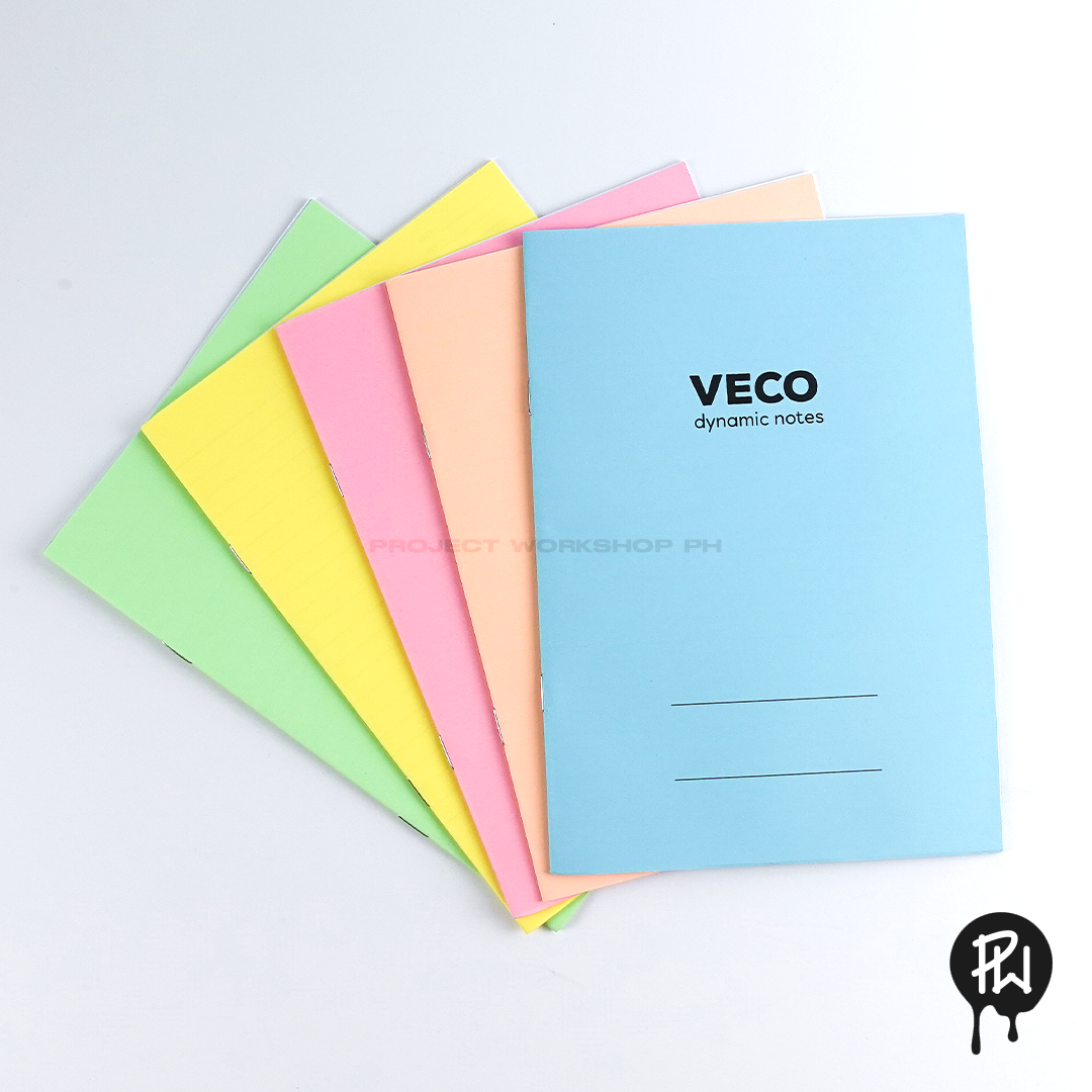 Veco Filler Lined Notebook, 6-in x 8-in, Assorted Colors, Set of 5 ...