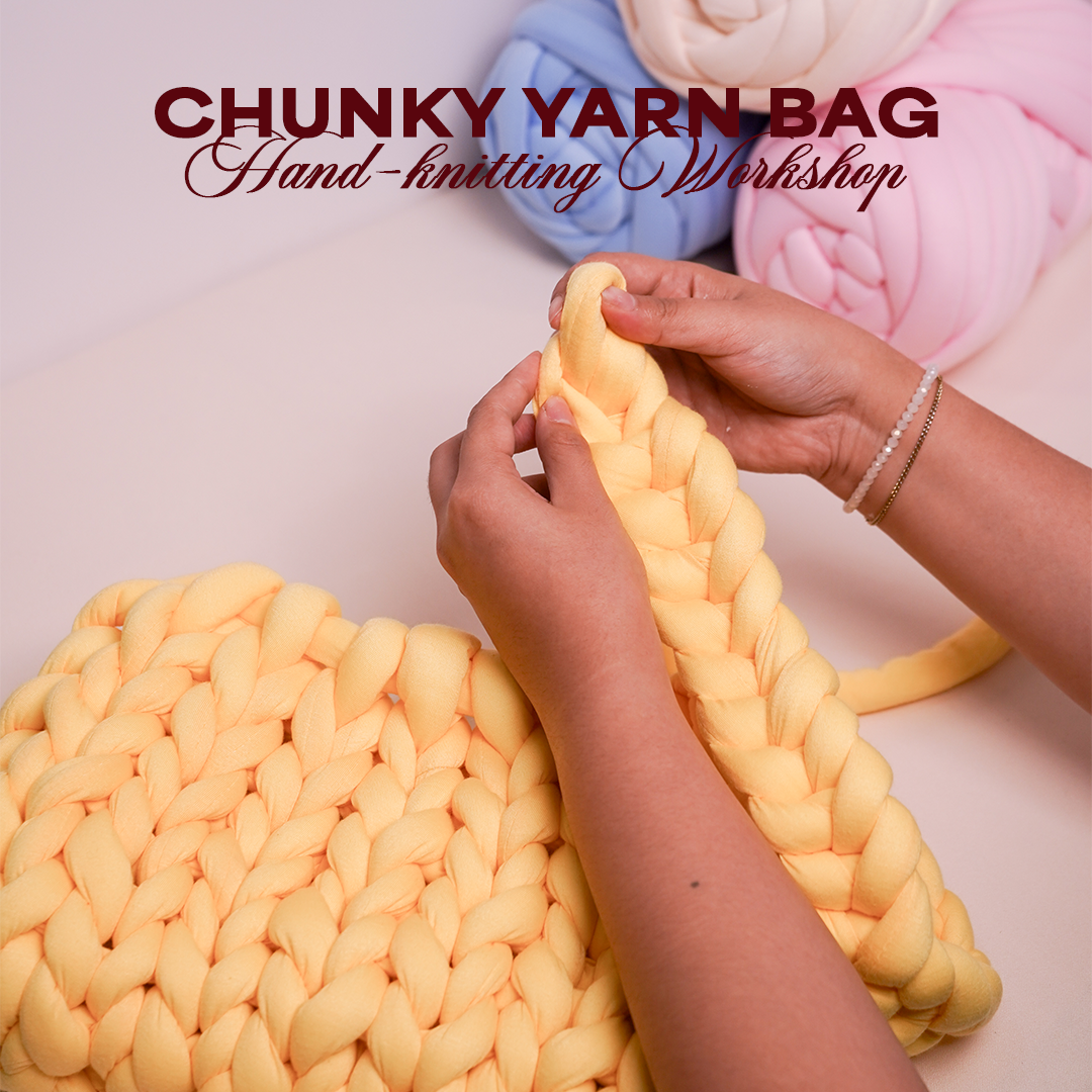 Chunky Yarn Bag Knitting Vecina Market | Aug 22 | 2-4:30PM