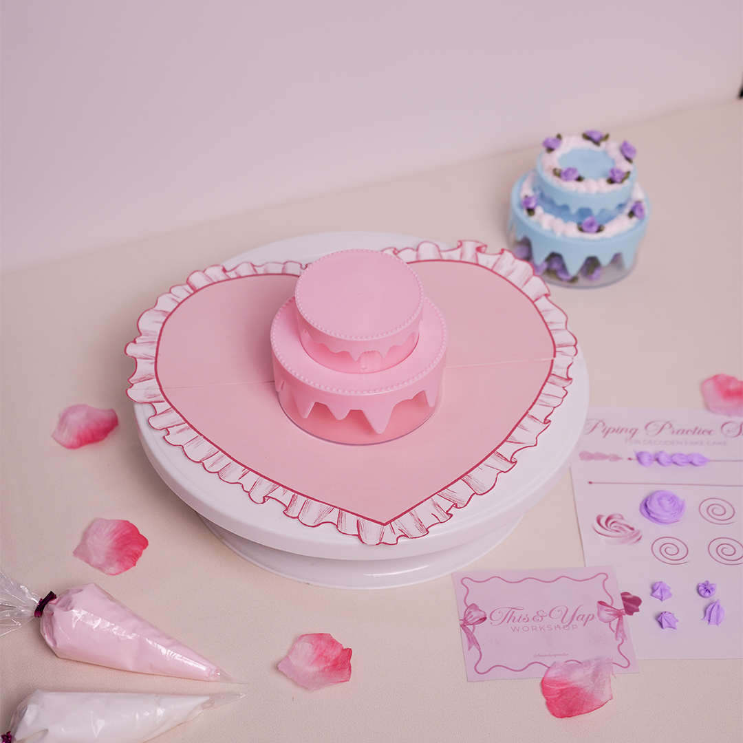 Decoden Fake Cake Decorating Workshop at Merkado Market