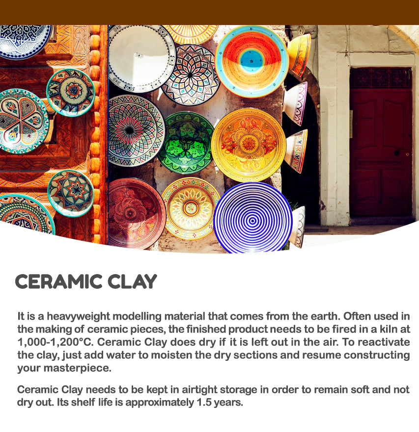 Nara Ceramic Clay White 500g