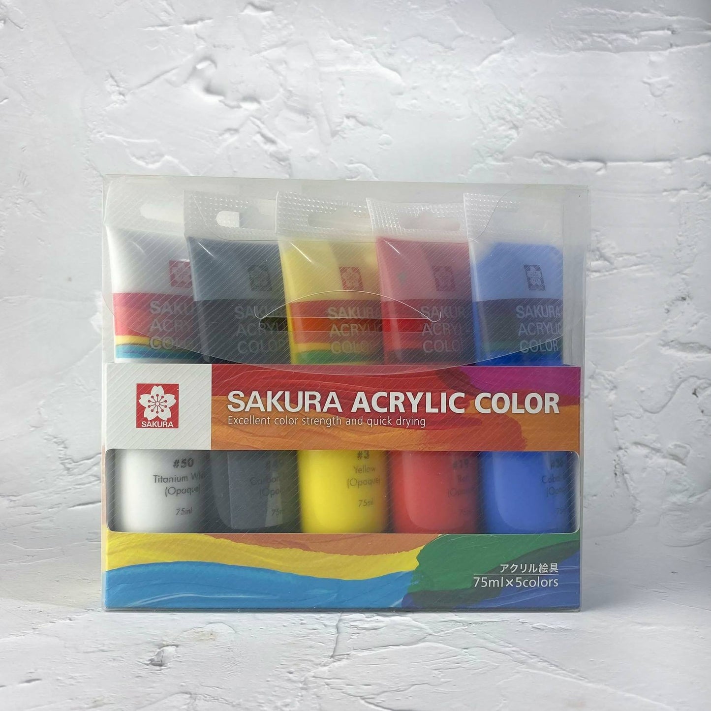 Sakura Acrylic Color 75ml/5 Color Set