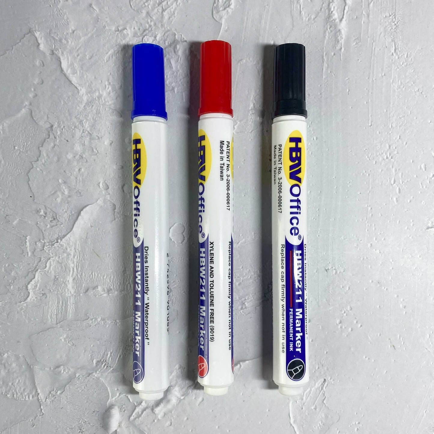 HBW Permanent Marker (Black, Blue, Red)