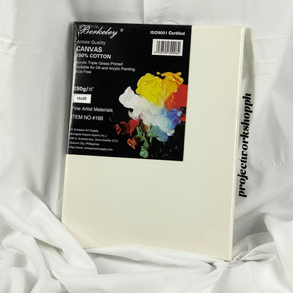 Berkeley Canvas Stretched Comes with frame and primer. Every canvas is made by hand to our precise specifications to ensure a superior painting experience for the artist  Suitable for Oil and Acrylic Paints  #acrylicpainting #paintingtools #paintingmaterials #artsupplies #artmaterials