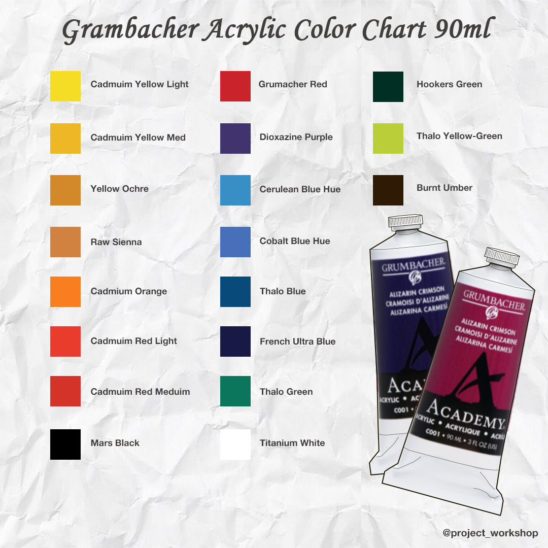 Grumbacher Acrylic Paint 90ml