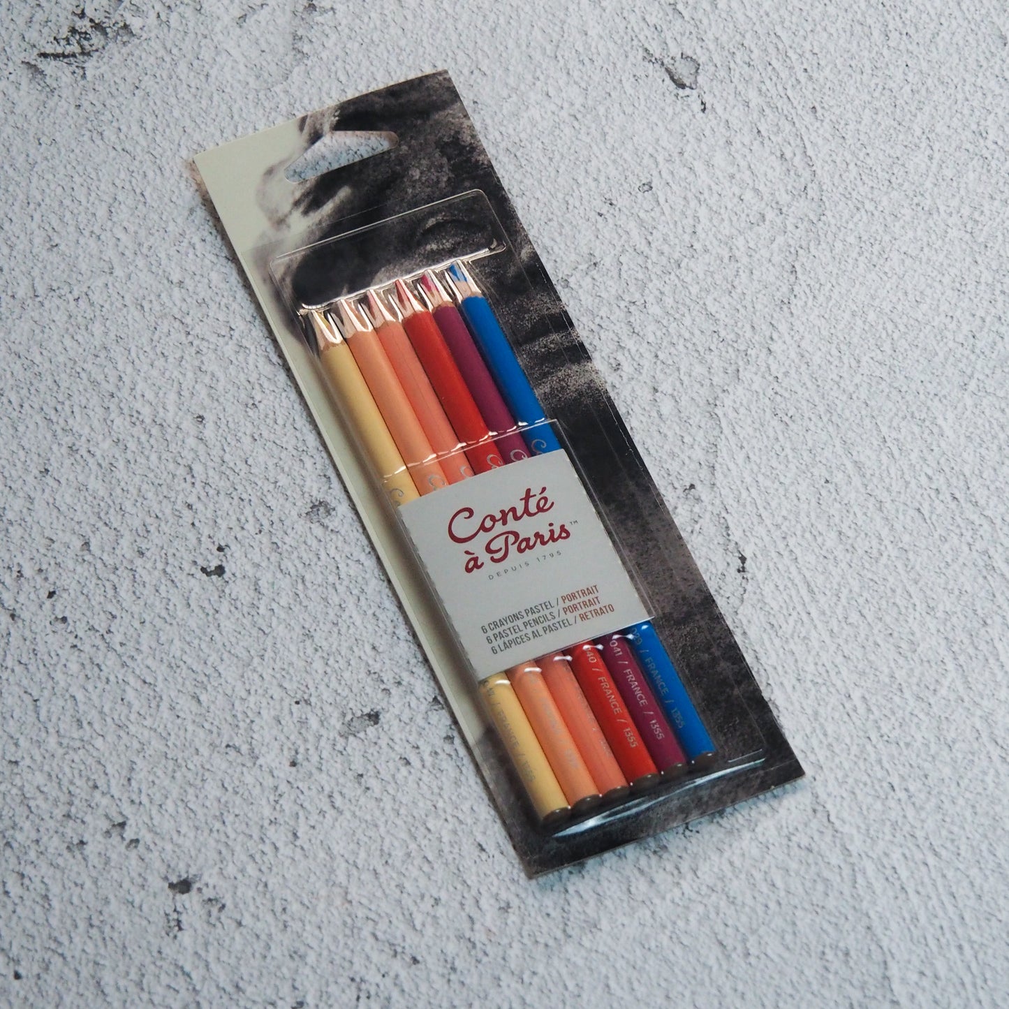 LeFranc & Bourgeois Conte A Paris Pastel Pencil Portrait Hues 6s