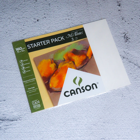 Canson Starter Pack Mi-Teintes 160g/9x12/5sh
