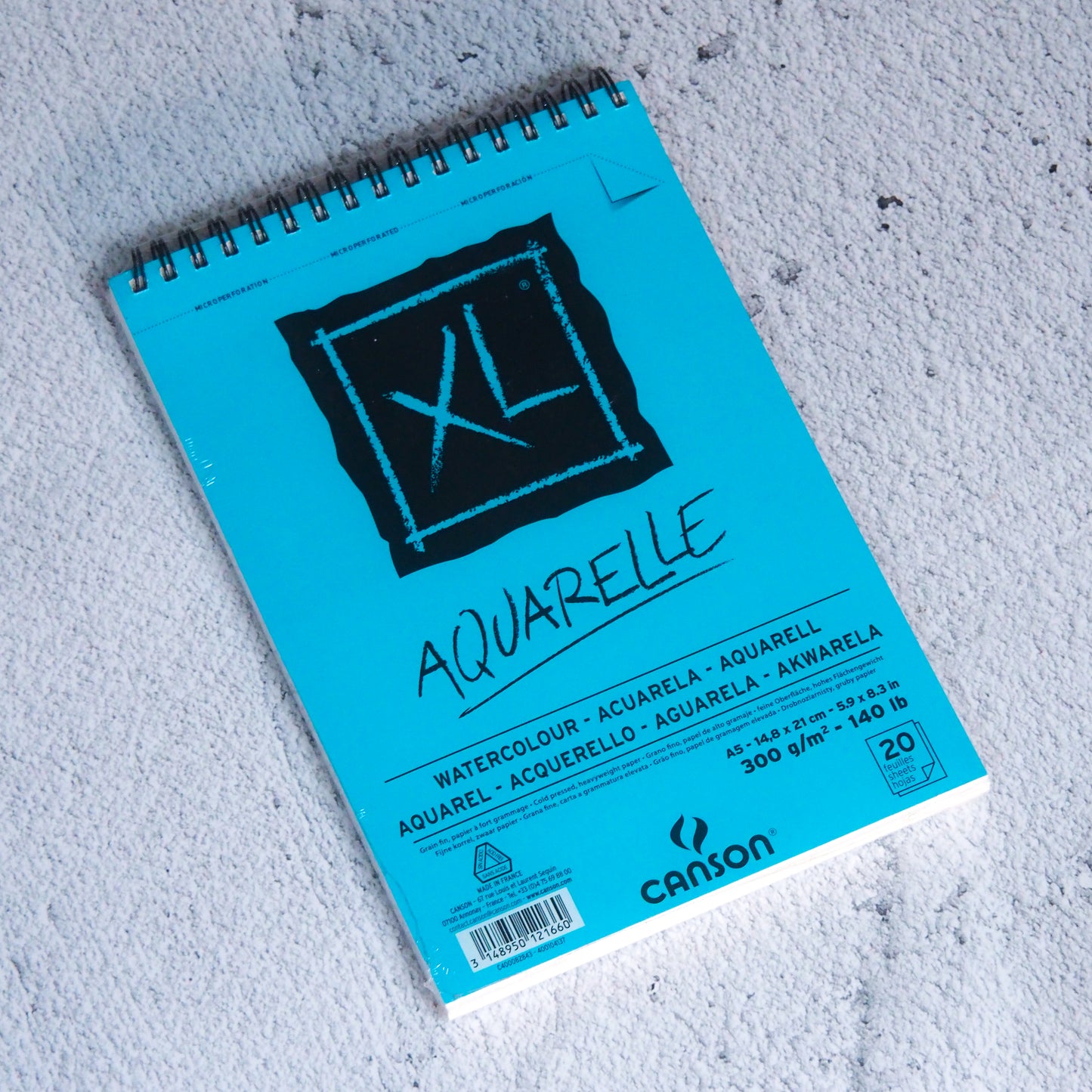 Canson XL Aquarelle Pad A5/300gsm/20sh
