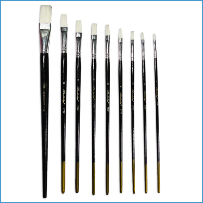 Berkeley Flat Brush 777F is a flat brush. Perfect for watercolor, oil and acrylic painting.