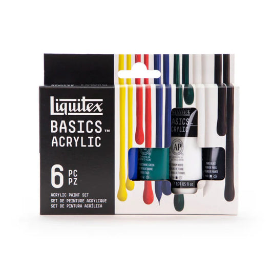 Liquitex Basic Acrylic 6 x 22ml Set