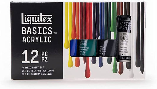 Liquitex Basic Acrylic 12 x 22ml Set