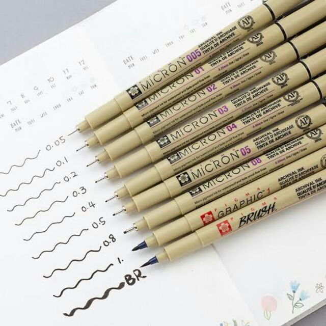 Sakura shop micron pens