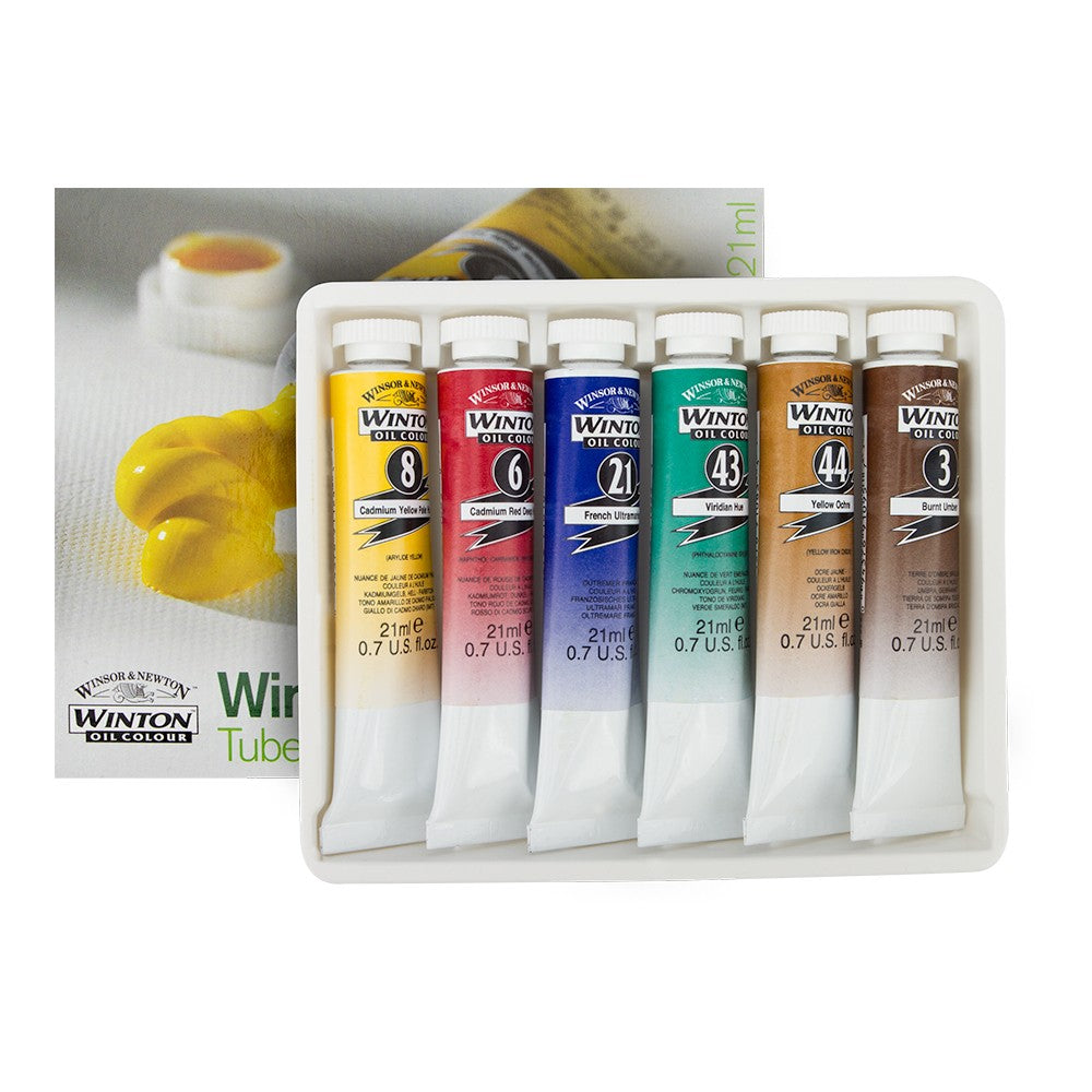 Winsor & Newton Winton Oil Colour 6x21ml Tube Set – Project Workshop PH